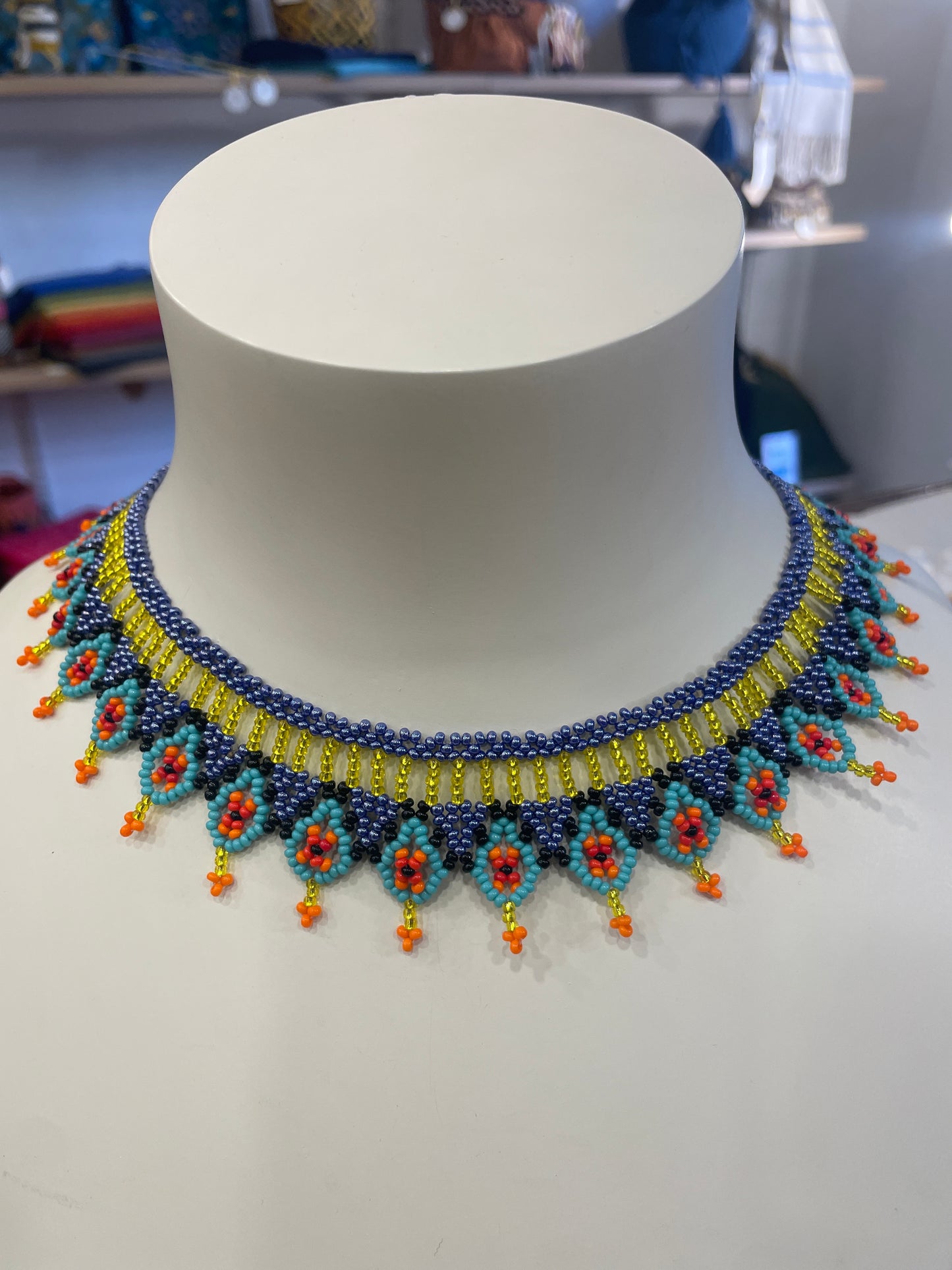 Embera Medium Necklace, Handmade in Manual Loom, Ethnic.