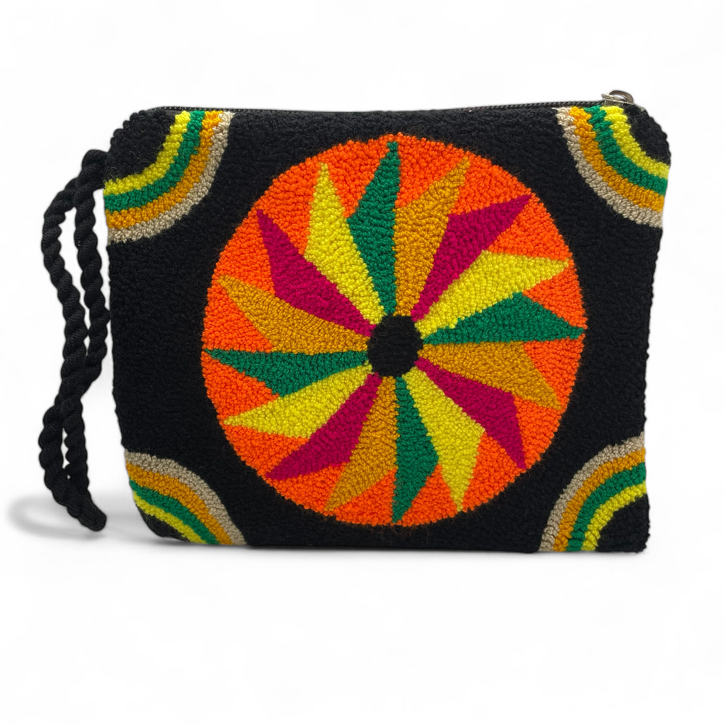 Clutch, Document/Key/Coin Holder, Large, Handmade in Guajira.