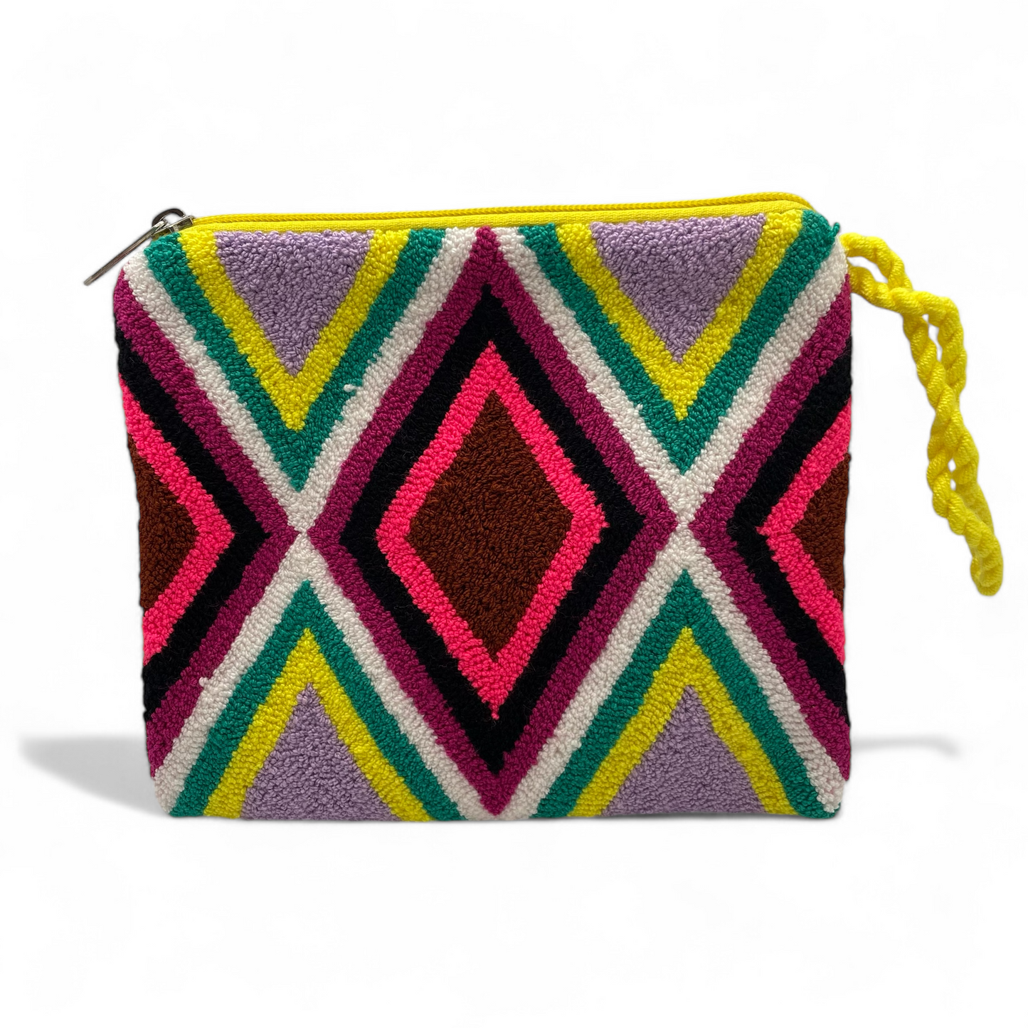 Clutch, Document/Key/Coin Holder, Large, Handmade in Guajira.